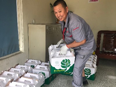 華龍剎車片廠家為員工發(fā)放夏季降溫慰問(wèn)品